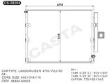 Auto Air Conditioner Condenser for Car Toyota Landcruiser