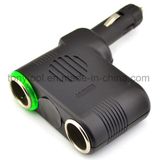 DC 12V 2 Way Car Cigarette Lighter Socket Charger Splitter