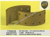 Premium Quality Brake Lining for Heavy Duty Truck (17929)