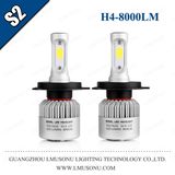 S2 H4 COB LED Headlight 35W 8000lm