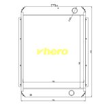 Heat Exchanger Water Cooled Radiator for Technical Vehicle for Hyundai 290-5
