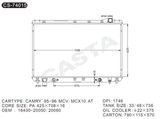 High quality radiator for Camry'95-96 Mcv/MCX10 at