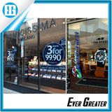 PVC T-Shirt Discount Sales Promotion Window Round Sticker