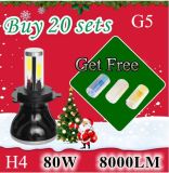 New Product Headlight LED H4 H7 H11 9005 9006 80W 8000lm Headlight for Car/Truck