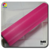 Tsautop Pink 3D Carbon Fiber Vinyl for Car Wrapping