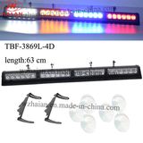 6 Suckers Mount Multi Color LED Windshield Light Bar (TBF-3869L-4D-W/A/B/R)