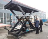 Repair Shop Vertical Auto Elevator Hydraulic Scissor Car Lift Platform
