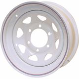 8-Spoke Offroad Steel Wheel Rims 6 Hole Trailer Car Wheels