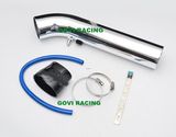 3'' Auto Aluminum Air Intake Pipe with Rubber Reducer & Clamps Bracket