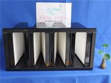 Fiberglass Paper V Bank Furnace HEPA Filter with Plastic Frame