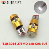 High Quality LED Bulbs T10 3014 27SMD Lens Auto Clearence Bulbs