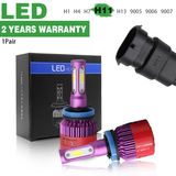 8000lm High Speed Cooling Fan Super Bright Headlight LED H4