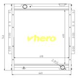 Auto Radiator All Aluminum Cooling system for Truck Df Ge332