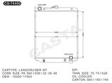 Favorable price car radiator for Toyota Landcruiser Mt