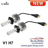 Mini Size H7 6000K 4000lm Car LED Headlight