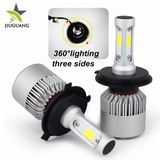 Super Bright Latest 12V 9006 9012 New COB H11 H4 LED 8000lm H7 LED Headlight