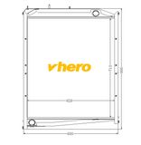 Auto Spare Parts Cooling System Auto Radiator for Truck Strw Az9112530267