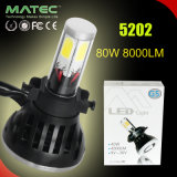 COB Lighting Bulbs LED Auto Headlight for All Cars 6000k Yellow Blue 5202