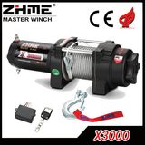 3000lbs Cable Pulling Electric Winch for ATV/UTV with 12V DC