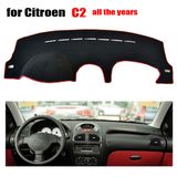 Car Dashboard Covers Mat for Citroen C2 All The Years Left Hand Drive Dashmat Pad Dash Covers Instrument Platform Accessories
