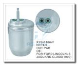 Filter Drier for Auto Air Conditioning (Aluminum) 75*110