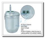 Filter Drier for Auto Air Conditioning (Aluminum) 75*110