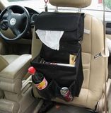 Car Organizer with Tissue Box, Car Storage Bag