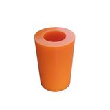 High Precision Mc Nylon Round Flange Plastic Bushing / Square Shock Absorber Bush