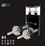 2xr4 480lm/Bulb 40W Conversion Bulb Beam Kit H4 Hi/Low Car Lamp 600k White LED Headlight Kit