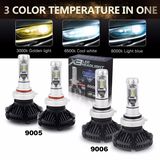 Headlight Bulbs Conversion Kit 8000lm 55W 360 Angle High Low Beam 6500K 12V 24V Philips Zes H7 H4 LED Headlamp