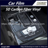 Auto Body Wrap 5D Carbon Fiber Vinyl PVC Black Vinyl Car Wrap