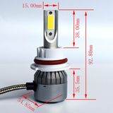 Car Kits C6 9004 9007 COB LED Car Headlight