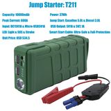 Multi-Function Auto Jump Starter Power Station with LED Light