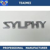 3D ABS Chrome Plated Car Logo Letter Emblem Sticker