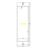 Auto Spare Parts Water Cooled Auto Radiator for Technical Vehicle Liebherr 944c