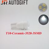 Car-Styling Auto 12V T10 W5w 194 168 3528 3SMD LED Bulbs Car Plate Light