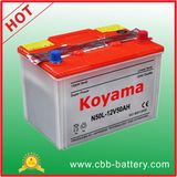 JIS 50ah 12V Dry Charge Acid Battery Car Battery N50L