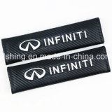 Infinity Car Seat Belt Carbon Covers Shoulder Pads
