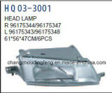 Headlight/Head Lamp for Chevrolet Cielo/Nexia 1996. Aftermarket Replacement