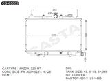 Hot Sale Auto Radiator for Mazda 323Mt