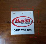 White Trailer/Bus/Truck Plastic Mudflap Mudguard