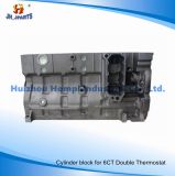 Engine Cylinder Block for Cummins 6CT 8.3 Double Thermostat 6bt/4bt/Isf2.8/Isf3.8/Isg
