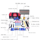 Pdr Tools Kit Car Repair Kit Auto Dent Repair Tools Dent Puller Glue Tabs Tool Bag