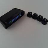 Aftermarket TPMS Tire Pressure Monitor System with 4 External Sensors Solar Power USB Alarm