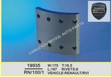 Premium Quality Brake Lining for Heavy Duty Truck (19935)