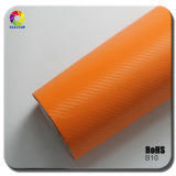 Tsautop Orange 3D Carbon Fiber Vinyl for Car Wrapping
