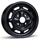 13X5 (4-114.3) Black Steel Winter Wheels