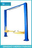 Two Post Clear Floor Double Cylinder Hydraulic Car Lift