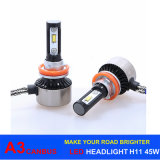 Canbus Function A3 H7 LED Headlight 45W 6000lm LED Car Light