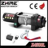 12V ATV/UTV Electric Winch with 4500lbs Cable Pulling